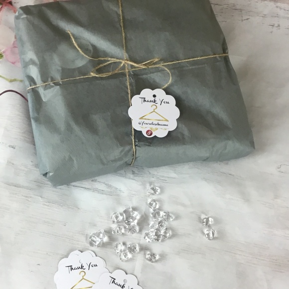 Thank You  Hanging Tags  2.15'' x 2.15'' - Picture 3 of 11